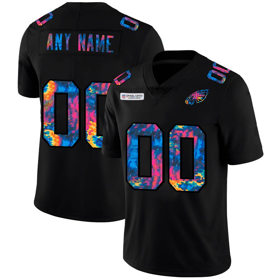 2021 PhiladelphiaEaglesMEN Desean Jackson 11 Carson Wentz 86 Zach Ertz Multi-Color Crucial Catch Limited Jersey, Black
2021 PhiladelphiaEaglesMEN Desean Jackson 11 Carson Wentz 86 Zach Ertz Multi-Color Crucial Catch Limited Jersey, Black