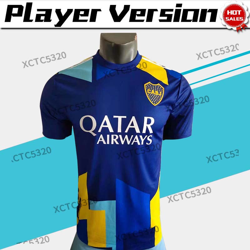 2022 Player Version Boca Juniors 3rd soccer jersey DE ROSSI ABILA TEVEZ Adult football shirt Customzied, No name no number
2022 Player Version Boca Juniors 3rd soccer jersey DE ROSSI ABILA TEVEZ Adult football shirt Customzied, No name no number