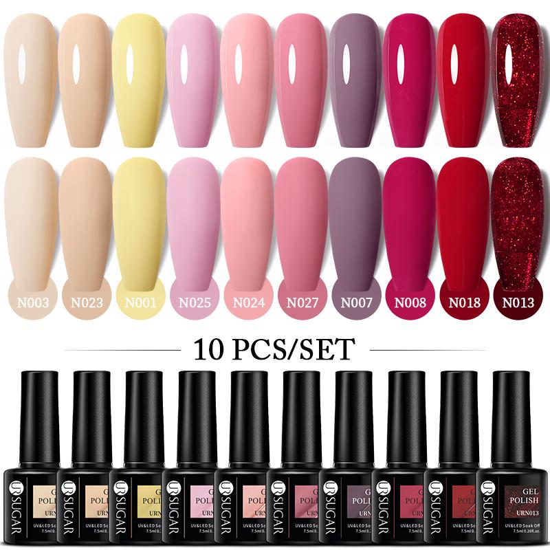Nail Art Kits SUGAR Gel Polish Set Blue Silver Glitter Color Manicure Vernis Semi Permanent UV LED Lamp Varnish KitNail
Nail Art Kits SUGAR Gel Polish Set Blue Silver Glitter Color Manicure Vernis Semi Permanent UV LED Lamp Varnish KitNail