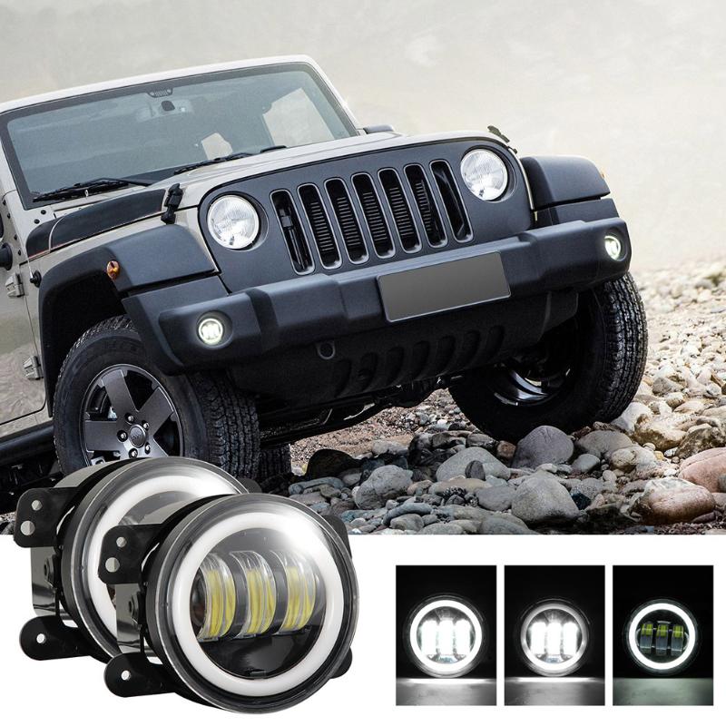 Car Headlights 2pcs 30W 4in LED Fog Lights Front Bumper Lamp For Truck Off-road Vehicle Styling
Car Headlights 2pcs 30W 4in LED Fog Lights Front Bumper Lamp For Truck Off-road Vehicle Styling