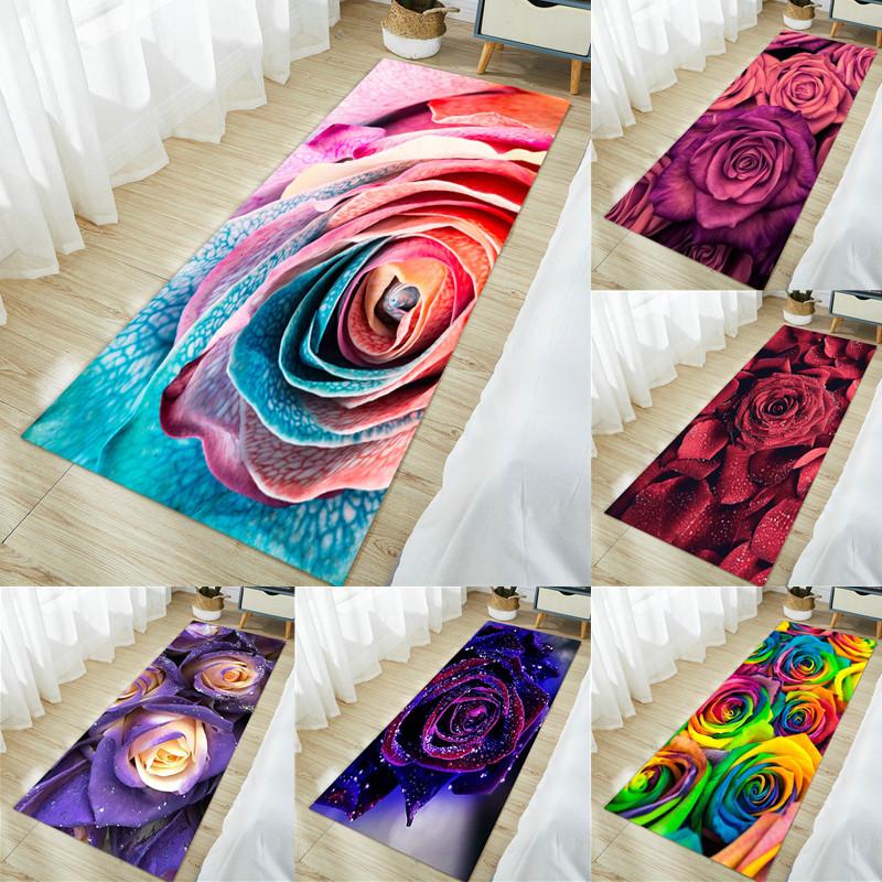 Carpets Rose Print Non Slip Flannel Living Room Decorative Washable Area Rug Mat Hallway Entry For Bath Bedroom Floor, Pluq6
Carpets Rose Print Non Slip Flannel Living Room Decorative Washable Area Rug Mat Hallway Entry For Bath Bedroom Floor, Pluq6