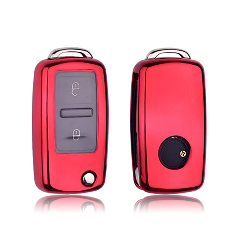 Soft TPU Car Key Remote Protect Full Case For Passat Golf Jetta Bora Polo Sagitar Tiguan Auto Keys Cover Shell