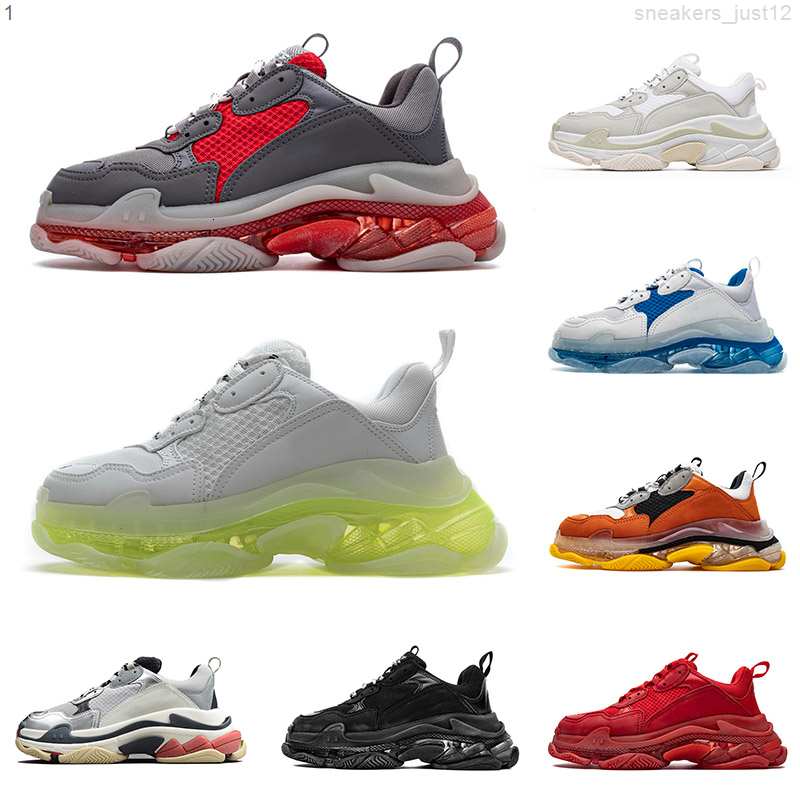 new fashion Triple s clear sole dad 17FW Grey Red White Yellow beige mens womens sneakers platform comfortable shoes, C16
new fashion Triple s clear sole dad 17FW Grey Red White Yellow beige mens womens sneakers platform comfortable shoes, C16
