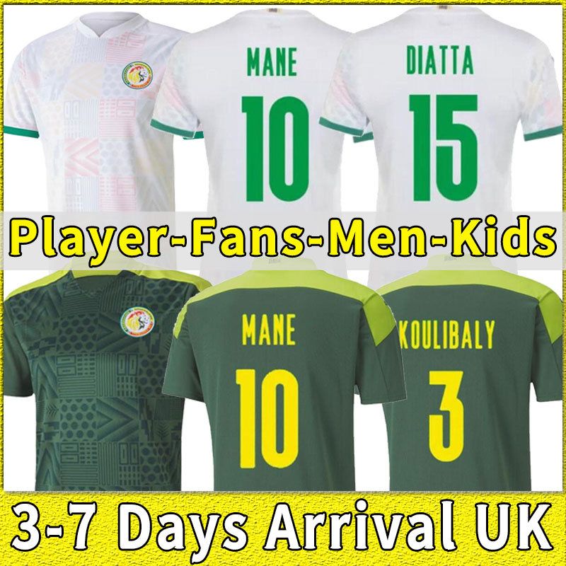 2020 Senegal Mens Soccer Jerseys National Team Home Green Away White KOULIBALY BALDE Football Shirt Short Sleeve Adult Uniforms 2021 2022
2020 Senegal Mens Soccer Jerseys National Team Home Green Away White KOULIBALY BALDE Football Shirt Short Sleeve Adult Uniforms 2021 2022