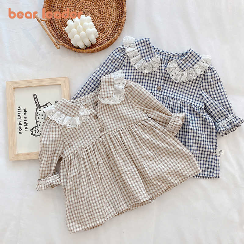 Bear Leader Korean Style Toddler Girls Dresses Autumn Infant Plaid Causal Clothes Full Sleeve Lace Baby Bodysuit Birthday Outfit 210708, Ah6204khaki
Bear Leader Korean Style Toddler Girls Dresses Autumn Infant Plaid Causal Clothes Full Sleeve Lace Baby Bodysuit Birthday Outfit 210708, Ah6204khaki