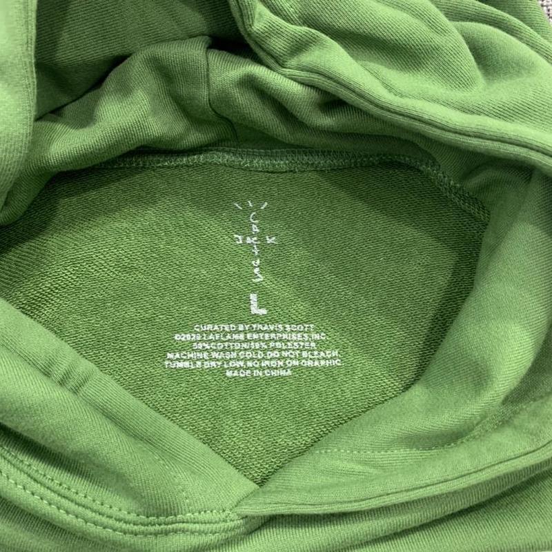 Men's Hoodies & Sweatshirts 21SS Magazine Periphery Cactus Jack Hoodie Printed Letters EU Size TRAVIS SCOsweatshirt Cooperation Fund