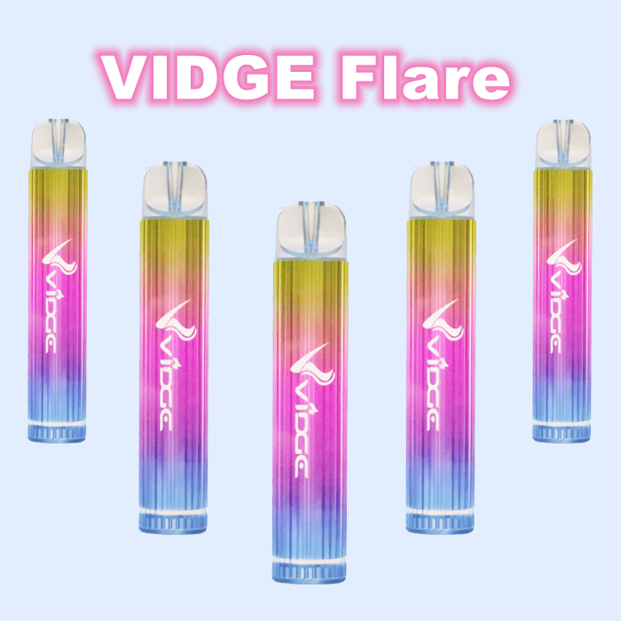 RGB Light Electronic Cigarette Vidge Flare Disposable Vape Pen 500mAh Battery 800Puffs With CE and ROHS Certification Vs Puff Bars
RGB Light Electronic Cigarette Vidge Flare Disposable Vape Pen 500mAh Battery 800Puffs With CE and ROHS Certification Vs Puff Bars