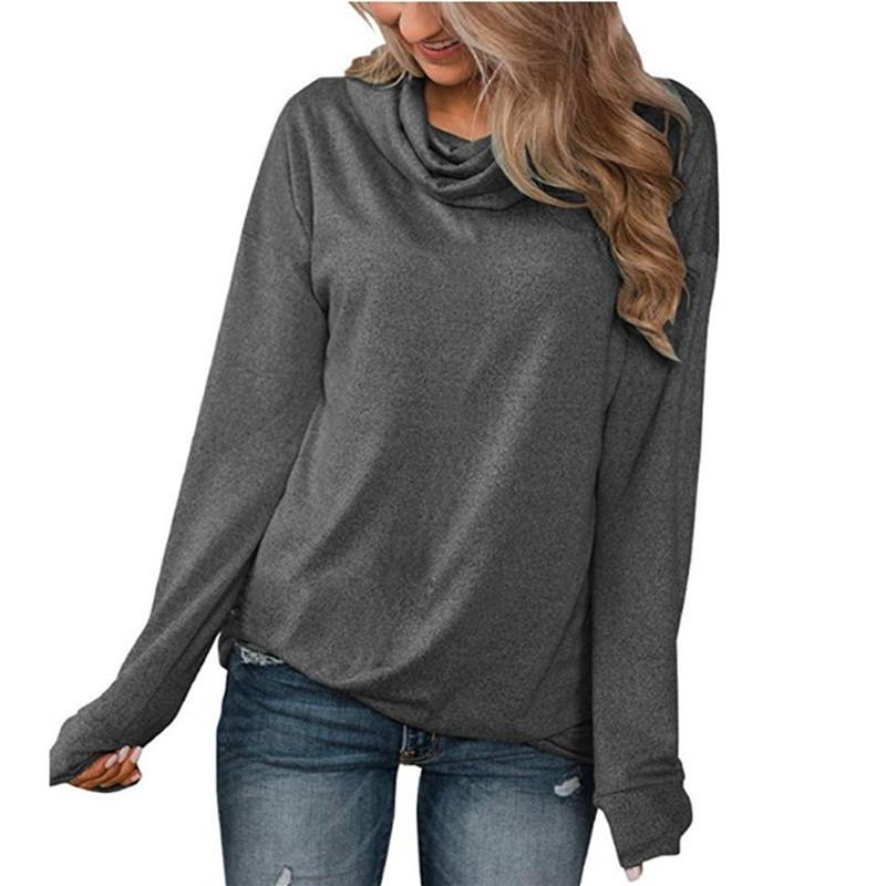 Women' T-Shirt Hirigin Spring Women Long Sleeve Turtleneck 2021 Fashion Ladies Casual Street Club Homewear Pullover Tops Plus Size, Gray
Women' T-Shirt Hirigin Spring Women Long Sleeve Turtleneck 2021 Fashion Ladies Casual Street Club Homewear Pullover Tops Plus Size, Gray
