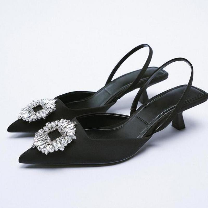 Dress Shoes Odinokov Women Pumps Fashion Ladies Rhinestone High Heels Soft Leather Woman Pointed Toe Non-slip Brand, Blue
Dress Shoes Odinokov Women Pumps Fashion Ladies Rhinestone High Heels Soft Leather Woman Pointed Toe Non-slip Brand, Blue