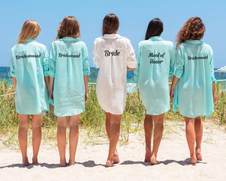 Women's Swimwear Bridesmaid Swimsuit Cover Up, Custom Ups With Buttons, Gifts, Outfits Blue Up, White
Women's Swimwear Bridesmaid Swimsuit Cover Up, Custom Ups With Buttons, Gifts, Outfits Blue Up, White