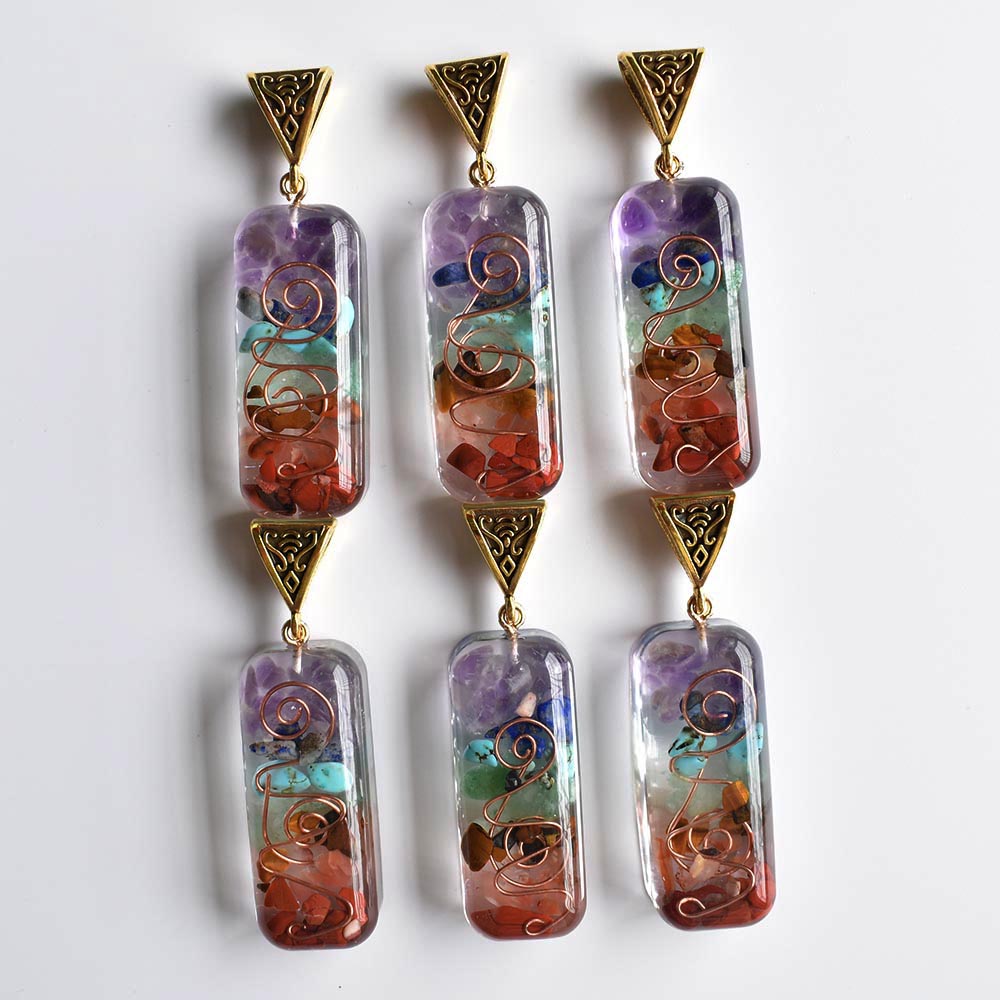 Colorful Chakra beads Natural Stone Charms Amethyst Lapis Lazuli 7 Colors Stones Pillar Pendants Wholesale DIY Necklace 71mm*10mm
Colorful Chakra beads Natural Stone Charms Amethyst Lapis Lazuli 7 Colors Stones Pillar Pendants Wholesale DIY Necklace 71mm*10mm