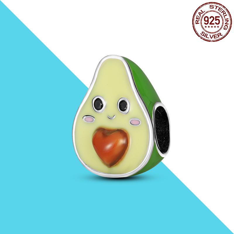 Other Cute Avocado Real 925 Silver Charms Fit Original Bracelet DIY Women Gift For Fine Jewelry Making Heart
Other Cute Avocado Real 925 Silver Charms Fit Original Bracelet DIY Women Gift For Fine Jewelry Making Heart