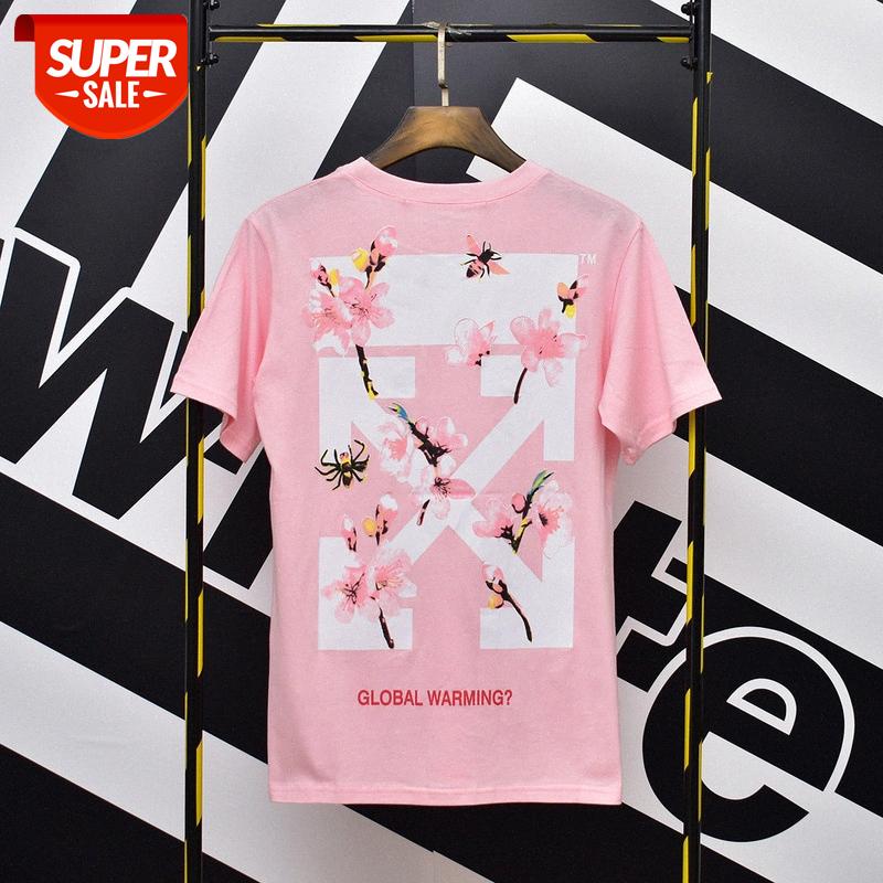European and American street fashion brand summer OFF short-sleeved T-shirt OW floral pattern men women couple round neck bottoming sh #S98Y, White;black
European and American street fashion brand summer OFF short-sleeved T-shirt OW floral pattern men women couple round neck bottoming sh #S98Y, White;black