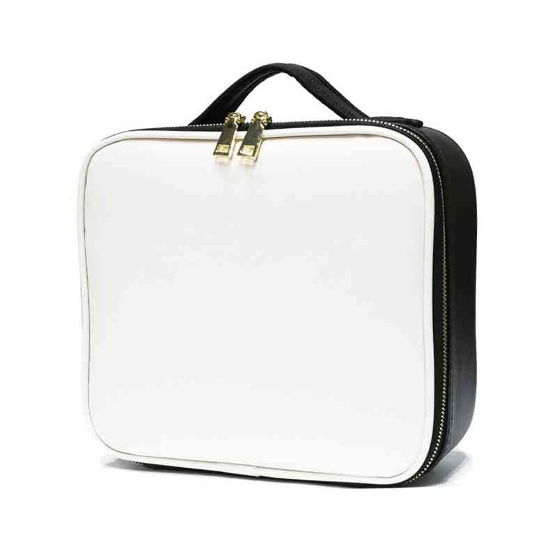 NXY cosmetic bags Travel Waterproof Makeup Bag Large Capacity makeup box Organizer Portable PU Leather Cosmetic 220124