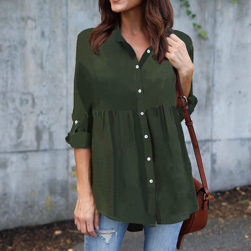 Blouse Women 2021 Autumn 4XL 5XL Tunic Shirt Plus Size White Button Casual Long Sleeve Loose Tops Large size Female Clothing
Blouse Women 2021 Autumn 4XL 5XL Tunic Shirt Plus Size White Button Casual Long Sleeve Loose Tops Large size Female Clothing