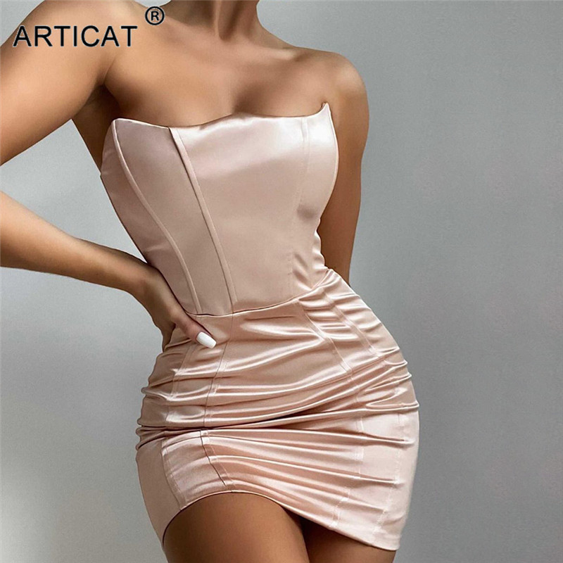 bodycon strapless mini dress women pink off shoulder satin double layer dress women spring slim party club vestidoshigh quality, Black;gray
bodycon strapless mini dress women pink off shoulder satin double layer dress women spring slim party club vestidoshigh quality, Black;gray