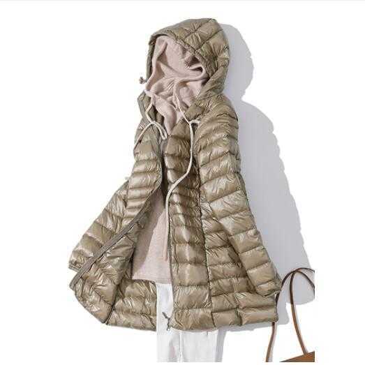 7XL Plus Size Long Down Jacket Women Winter Ultra Light Down Jacket Women With Hooded Down Coat Female Big Size Coats 210918