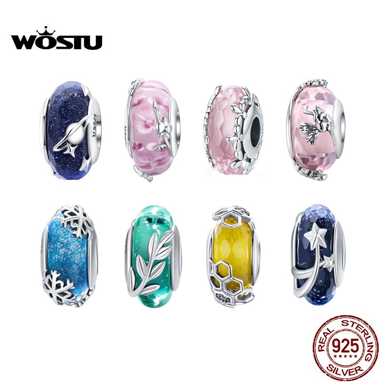 Other WOSTU 925 Sterling Silver Insterstellar Glass Beads Charms Dangle Fit Original Pan Bracelets & Bangle Fashion Jewelry
Other WOSTU 925 Sterling Silver Insterstellar Glass Beads Charms Dangle Fit Original Pan Bracelets & Bangle Fashion Jewelry