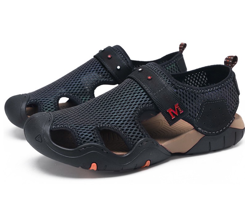 Summer Sandals Leather Breathable Men Sneakers Big Size Mens Cow Suede Casual Shoes Durable Thick Rubber Male Flats, Black
Summer Sandals Leather Breathable Men Sneakers Big Size Mens Cow Suede Casual Shoes Durable Thick Rubber Male Flats, Black