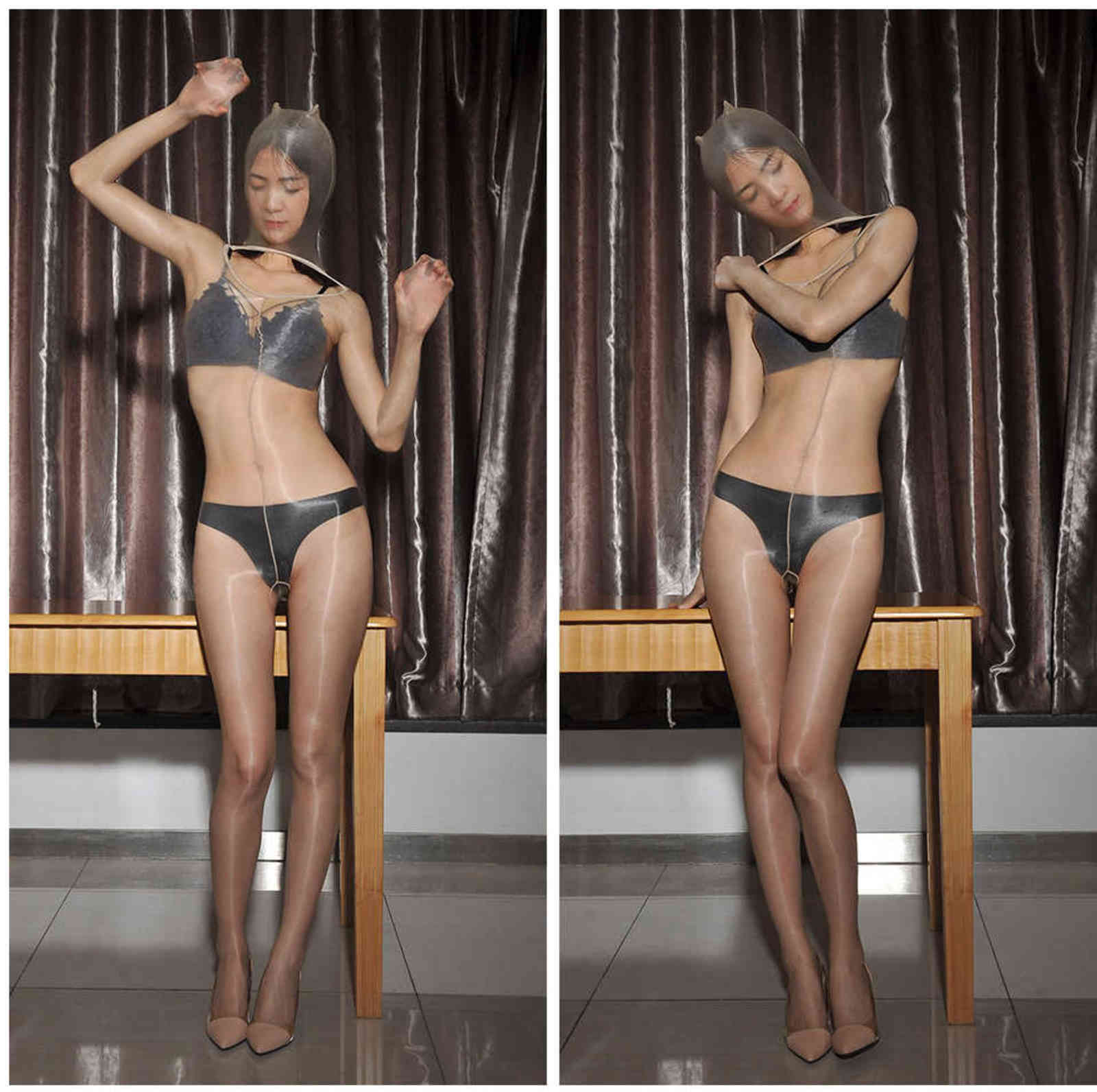 NXY Sexy set 1D Oil Shine Full Encased Bodystockings With Sheath Crotch & Head Mask or High Collar For Both Man Woman Bodysuit DOYEAH 0018d 1126, Head mask skin
NXY Sexy set 1D Oil Shine Full Encased Bodystockings With Sheath Crotch & Head Mask or High Collar For Both Man Woman Bodysuit DOYEAH 0018d 1126, Head mask skin