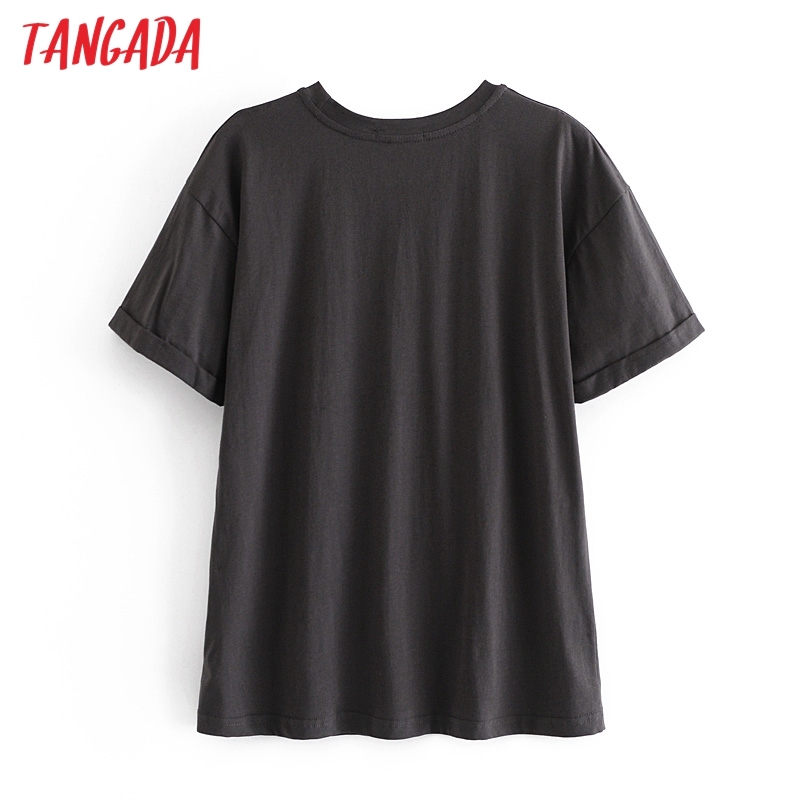 Women Tree Print Cotton T for Summer Short Sleeve O Neck Tees Ladies Casual Tee Shirt Top 4D8 210416