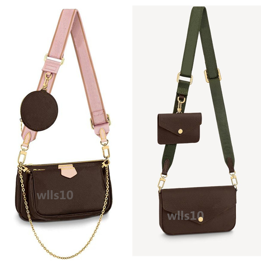 Handbags messenger purse Designers Bags Womens Cross Body Fashion women 3 Pcs set Leather Accessories Woman Crossbody Purses shoulder Bag Handbag