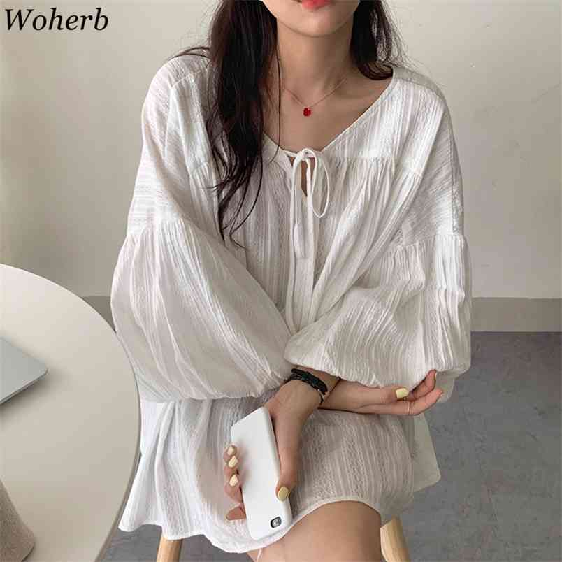 Korean Elegant Women Blouses Tops Summer Lantern Sleeve See Throgh Casual Shirt Vintage Office Ladies Blusas Mujer 210519, White
Korean Elegant Women Blouses Tops Summer Lantern Sleeve See Throgh Casual Shirt Vintage Office Ladies Blusas Mujer 210519, White