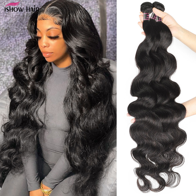 Ishow Mink Brazilian Body Wave Straight Loose Deep Water Human Hair Bundles Extensions Weft Peruvian Weave for Women 8-30 Inch Natural Black
Ishow Mink Brazilian Body Wave Straight Loose Deep Water Human Hair Bundles Extensions Weft Peruvian Weave for Women 8-30 Inch Natural Black
