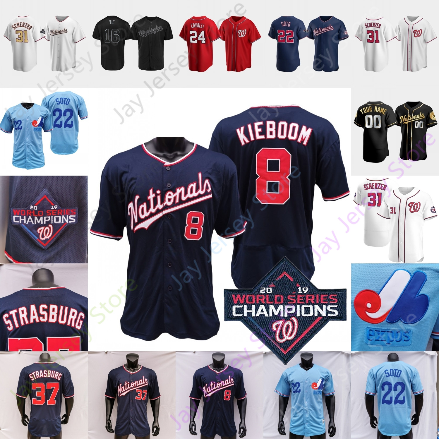 2019 WS Jersey Josh Bell Alex Avila Harper Yan Gomes Josh Harrison Hernan Perez Victor Robles Patrick Corbin Brad Hand Martinez Jonathan Luc, Blue;black
2019 WS Jersey Josh Bell Alex Avila Harper Yan Gomes Josh Harrison Hernan Perez Victor Robles Patrick Corbin Brad Hand Martinez Jonathan Luc, Blue;black
