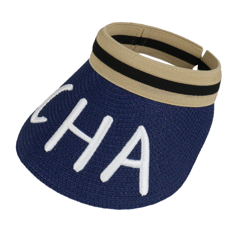 Empty Top Visors for Ladies Japanese Style Letter Embroidery Fashion Designers Wild Straw Hat Female Korean Headband Internet Celebrity Visor Woman Sport Caps, Khaki
Empty Top Visors for Ladies Japanese Style Letter Embroidery Fashion Designers Wild Straw Hat Female Korean Headband Internet Celebrity Visor Woman Sport Caps, Khaki