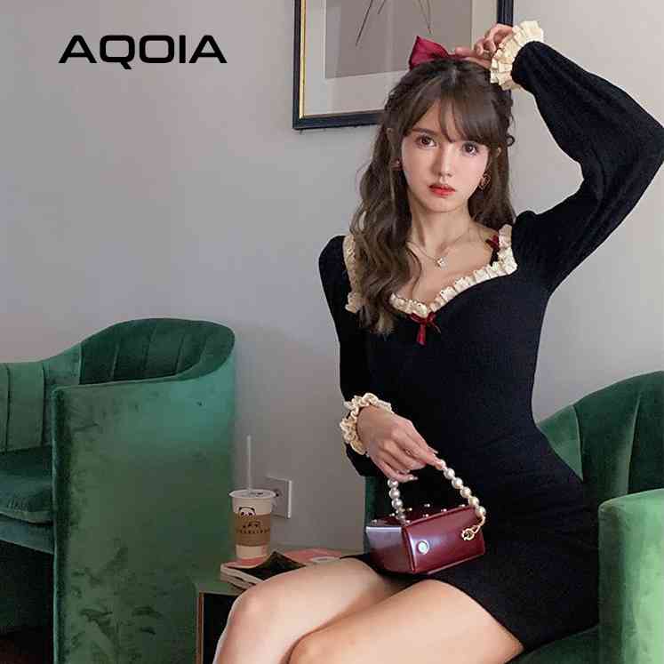 Spring Fashion Sweet Mini Women Dress Sexy Lace Cotton Long Sleeve Slash Neck Party Vintage Solid Color Woman es 210521, Red
Spring Fashion Sweet Mini Women Dress Sexy Lace Cotton Long Sleeve Slash Neck Party Vintage Solid Color Woman es 210521, Red