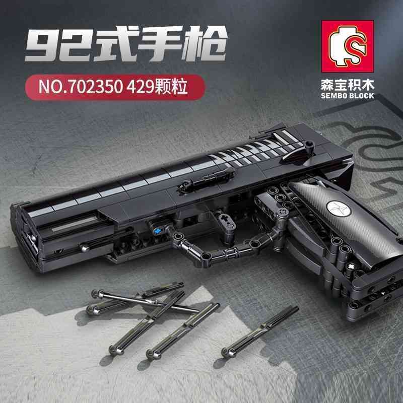 mechanical creative senbao 702350 musketeer building block pistol simulation model loading puzzle assembly plug-in boy toy
mechanical creative senbao 702350 musketeer building block pistol simulation model loading puzzle assembly plug-in boy toy