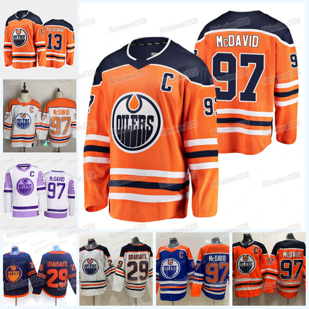 Connor McDavid Edmonton Oilers 2021-22 Reverse Retro Jersey Fights Cancer Jesse Puljujarvi Zach Hyman Leon Draisaitl Duncan Keith Cody Ceci Darnell Nurse Mike Smith, Women
Connor McDavid Edmonton Oilers 2021-22 Reverse Retro Jersey Fights Cancer Jesse Puljujarvi Zach Hyman Leon Draisaitl Duncan Keith Cody Ceci Darnell Nurse Mike Smith, Women