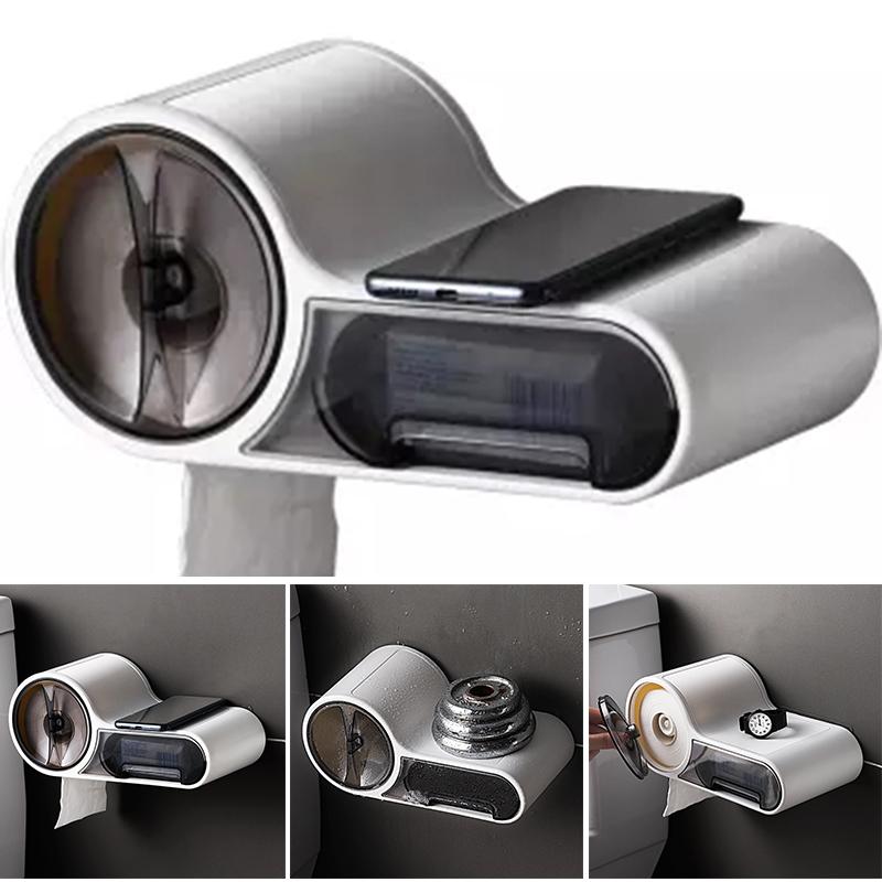 Toilet Paper Holders Plastic Holder Dispenser Punch-free Bathroom Tissue Box Wall Mounted Roll
Toilet Paper Holders Plastic Holder Dispenser Punch-free Bathroom Tissue Box Wall Mounted Roll