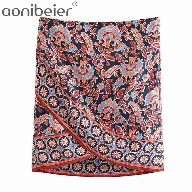 Vintage Totem Print Summer Woman Wrap Skirt Casual Holiday Beach Mini High Waist Pencil 210604, 01
Vintage Totem Print Summer Woman Wrap Skirt Casual Holiday Beach Mini High Waist Pencil 210604, 01