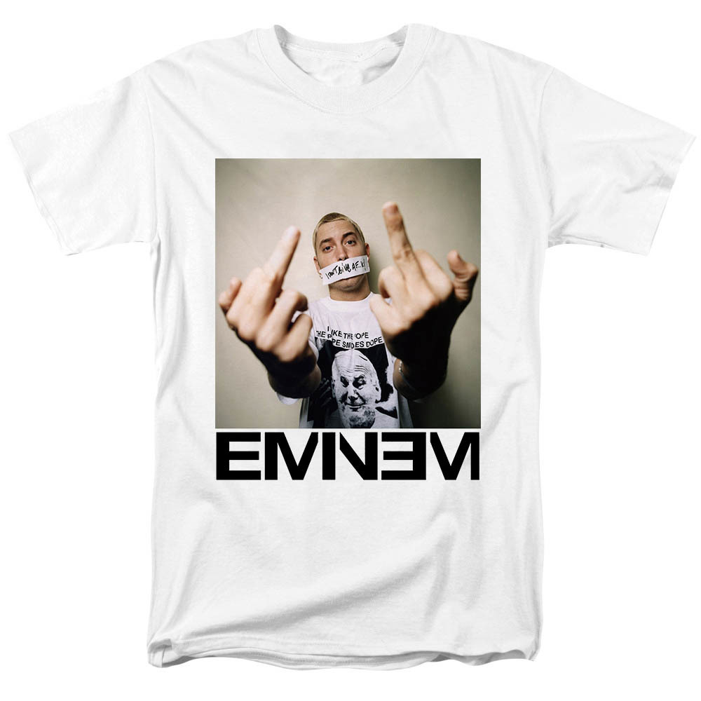 Bloodhoof New Music Threads Unofficial Eminem Slim Shady the Middle Finger White T-shirt Asian Size, White;black
Bloodhoof New Music Threads Unofficial Eminem Slim Shady the Middle Finger White T-shirt Asian Size, White;black