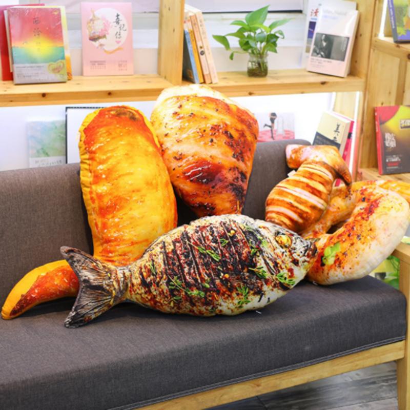 Creativity Simulation Shape Pillow Soft And Interesting Grilled Fish Chicken Legs Plush Cushion Toy Sofa Decoration
Creativity Simulation Shape Pillow Soft And Interesting Grilled Fish Chicken Legs Plush Cushion Toy Sofa Decoration