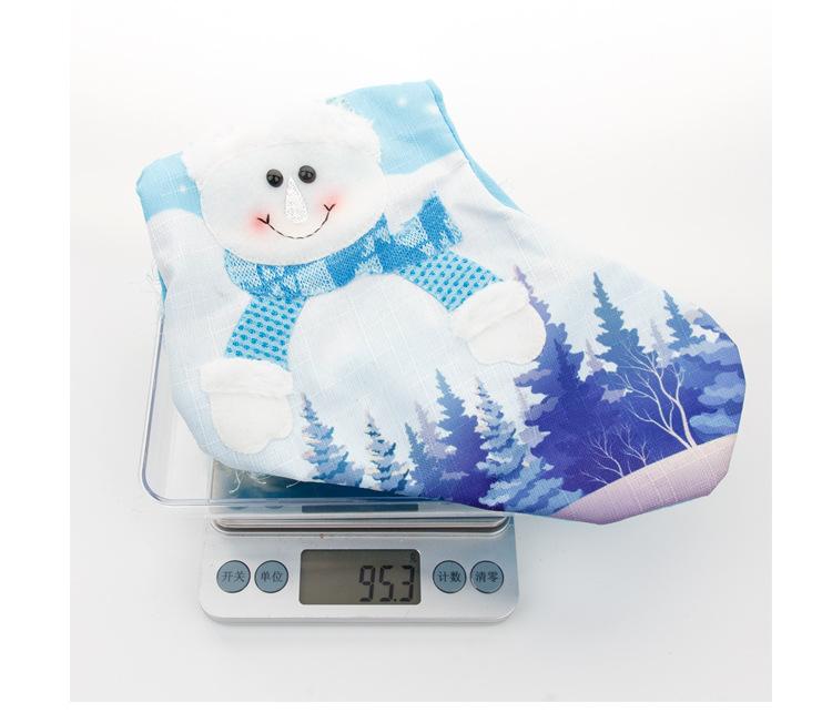 Led Glowing Christmas Tree Pendant Ornaments With Lights Large Stocking Socks Gift Bag Candy Bags Xmas Decoration