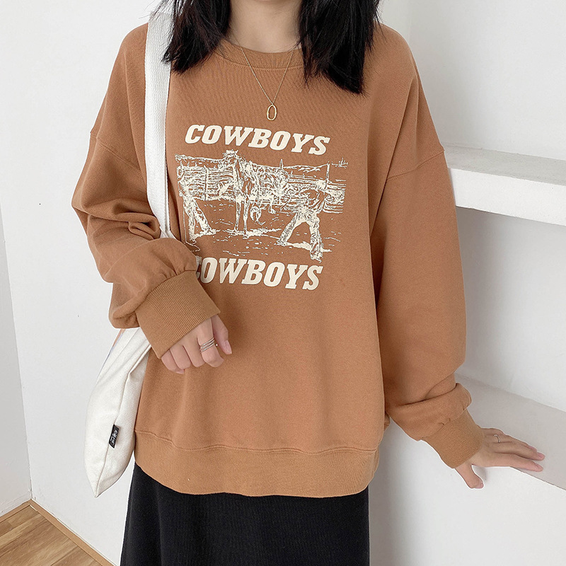Women's Hoodies & Sweatshirts Round Collar Letter Printed Women Loose Casual Oversized Sweatshirt Autumn Winter Pullovers Tops Har, Beige
Women's Hoodies & Sweatshirts Round Collar Letter Printed Women Loose Casual Oversized Sweatshirt Autumn Winter Pullovers Tops Har, Beige