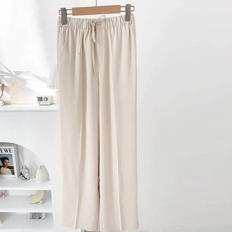 Women's Pants & Capris Korean Lace-up Elastic High Waist Casual Female Trousers Outwear Wide Leg Straight Pant Streetwear 32M7, Black
Women's Pants & Capris Korean Lace-up Elastic High Waist Casual Female Trousers Outwear Wide Leg Straight Pant Streetwear 32M7, Black