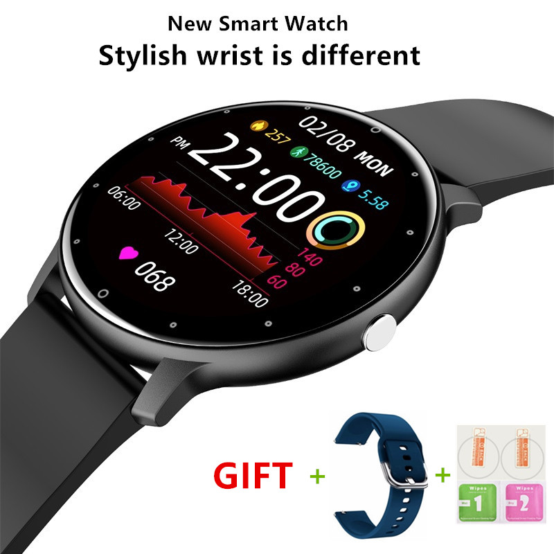 New Smart Watch Ultra-thin HD Screen Fitness Exercise Heart Rate Sleep Monitoring Men and Women Fashion Smartwatch Android IOSg, Pink gift b
New Smart Watch Ultra-thin HD Screen Fitness Exercise Heart Rate Sleep Monitoring Men and Women Fashion Smartwatch Android IOSg, Pink gift b