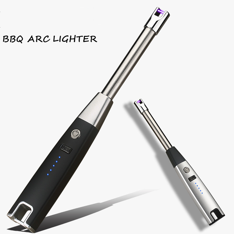 New USB Eectronic Rechargeabe Arc Igniter Meta Windproof Kitchen Igniter Gas Stove ighter Pasma Arc Fameess CandeOutdoor
New USB Eectronic Rechargeabe Arc Igniter Meta Windproof Kitchen Igniter Gas Stove ighter Pasma Arc Fameess CandeOutdoor