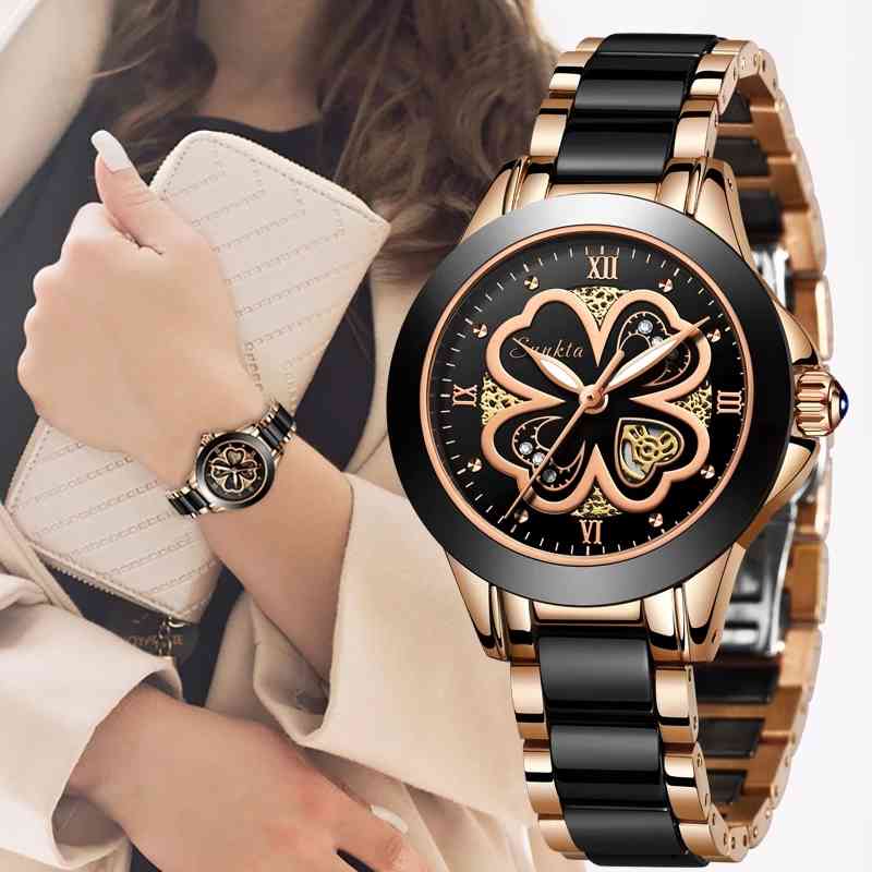 SUNKTA Brand Luxury Women Watches Black Ceramic Diamond Ladies Watch Gift Quartz Wristwatch Relogios Femininos Clock For Women 210517
SUNKTA Brand Luxury Women Watches Black Ceramic Diamond Ladies Watch Gift Quartz Wristwatch Relogios Femininos Clock For Women 210517