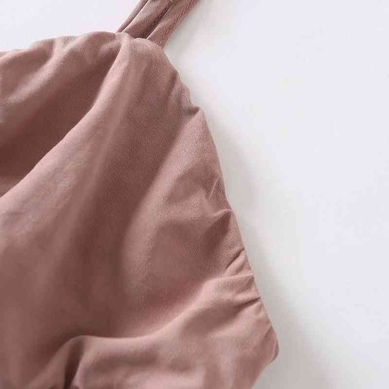 Summer Women Elastic Sling Short Camisole Casual Female Crop Tops T1503 210430
