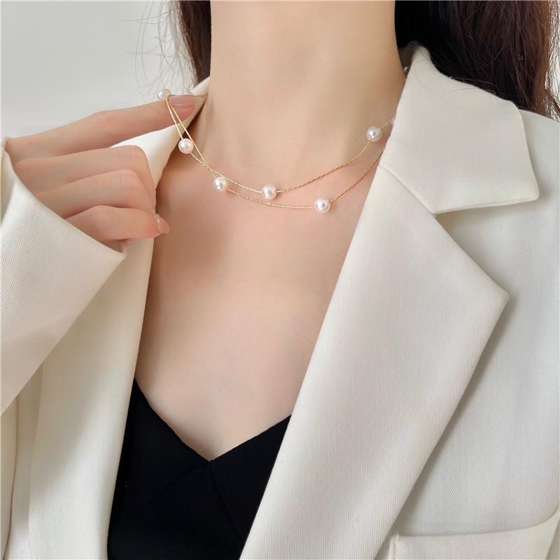 Chains 2021 Trendy Imitation Pearl Clavicle Necklace Retro Gold Color Luxury Jewelry Korean Girls Chain For Women Charm Gifts
Chains 2021 Trendy Imitation Pearl Clavicle Necklace Retro Gold Color Luxury Jewelry Korean Girls Chain For Women Charm Gifts