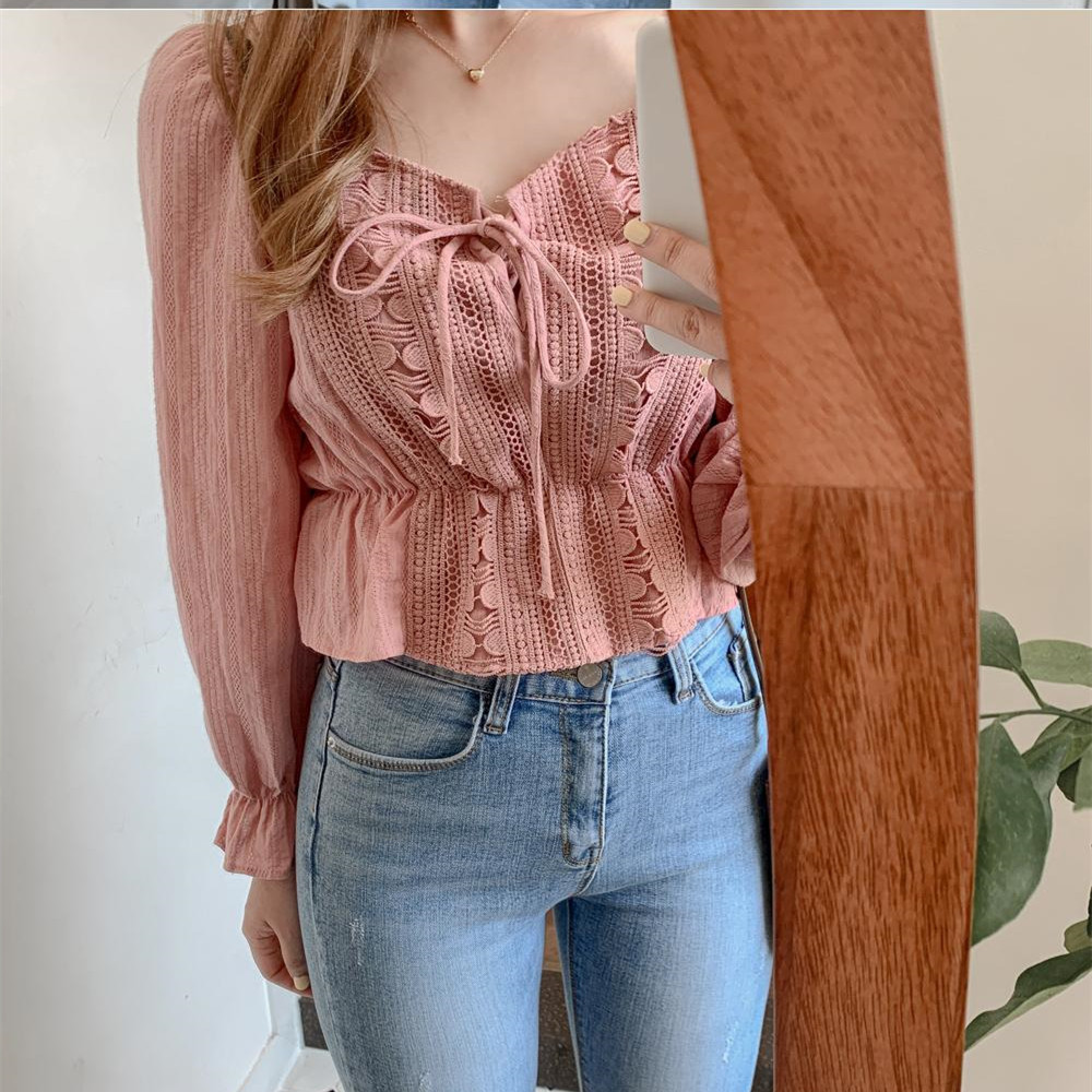 spring Vintage pink Shirt female Oversize Tops long sleeve Girls Blouse Summer Plus Size Women Blouses femme Blusas 210417Z