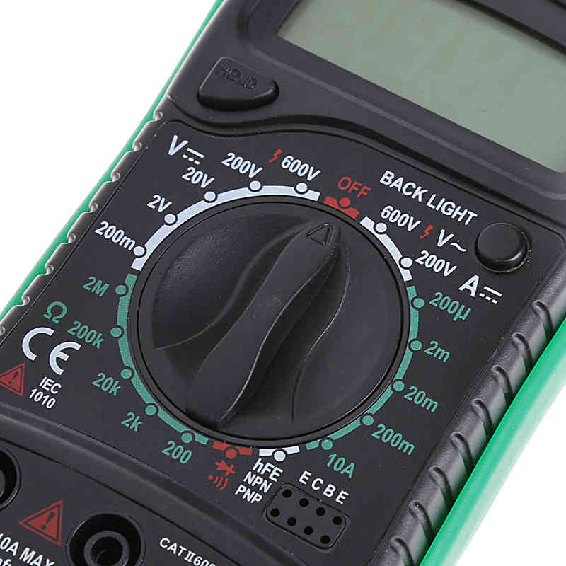 Ootdty High Quality Handheld Telt With Temperature Management Lcd Digital Multimeter Tester XL830L Without Battery