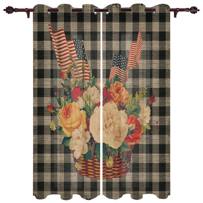 Polyester Translucent Curtains Flag Day Flower Lattice Pattern Luxury For Living Room Kitchen Bedroom Windows Curtain & Drapes
Polyester Translucent Curtains Flag Day Flower Lattice Pattern Luxury For Living Room Kitchen Bedroom Windows Curtain & Drapes