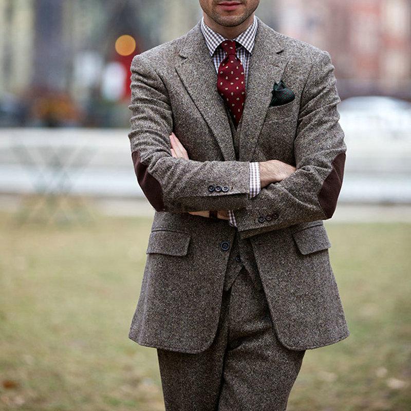 Men's Suits & Blazers JELTOIN Fashion Winter Gentleman Tuxedos Wool Tweed Business Men 3 Pieces Tailored Made Plaid Wedding Groom Suit, As picture
Men's Suits & Blazers JELTOIN Fashion Winter Gentleman Tuxedos Wool Tweed Business Men 3 Pieces Tailored Made Plaid Wedding Groom Suit, As picture