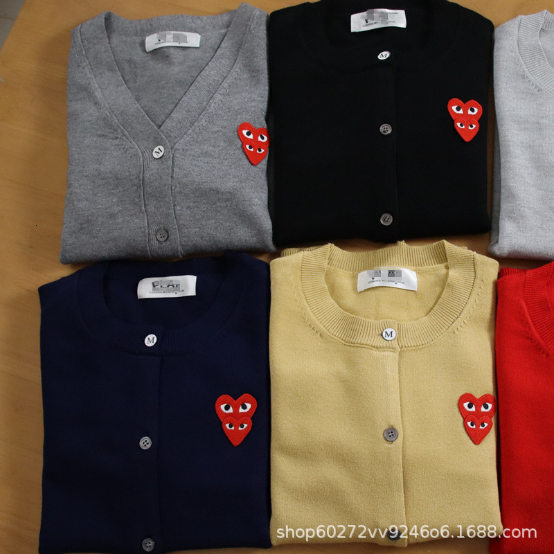 Chuanjiu upgraded lovers' red heart sweater cardigan love girl round neck parent child wool bottomed sweater, White;black
Chuanjiu upgraded lovers' red heart sweater cardigan love girl round neck parent child wool bottomed sweater, White;black